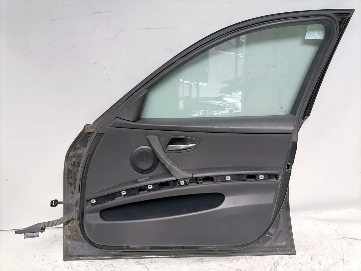 BMW 3er E90 E91 original T&uuml;r vorn rechts 475 Blacksapphire Rohbau Bj.2007